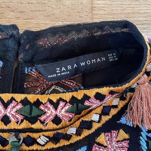 ZARA Woman Boho Top (M) - Picture 4 of 5